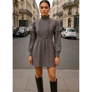 Walter Baker Women's Adriana Long Sleeve Floral Dress Boho style Size  10